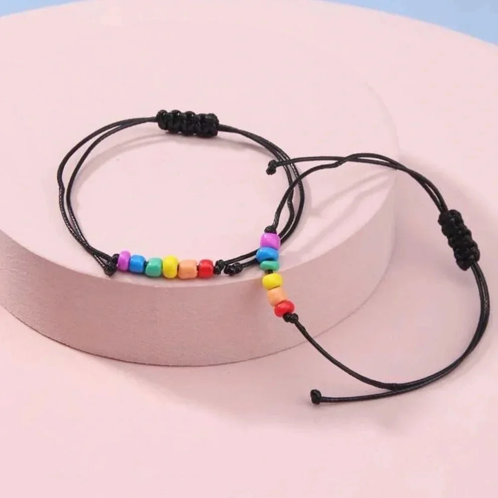 5/$20 rainbow pride‎ string bracelets